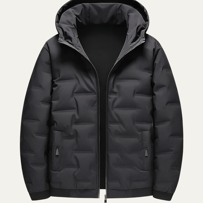Men's Waterproof Insulated Ski Parka Jacket - Black - Nocini