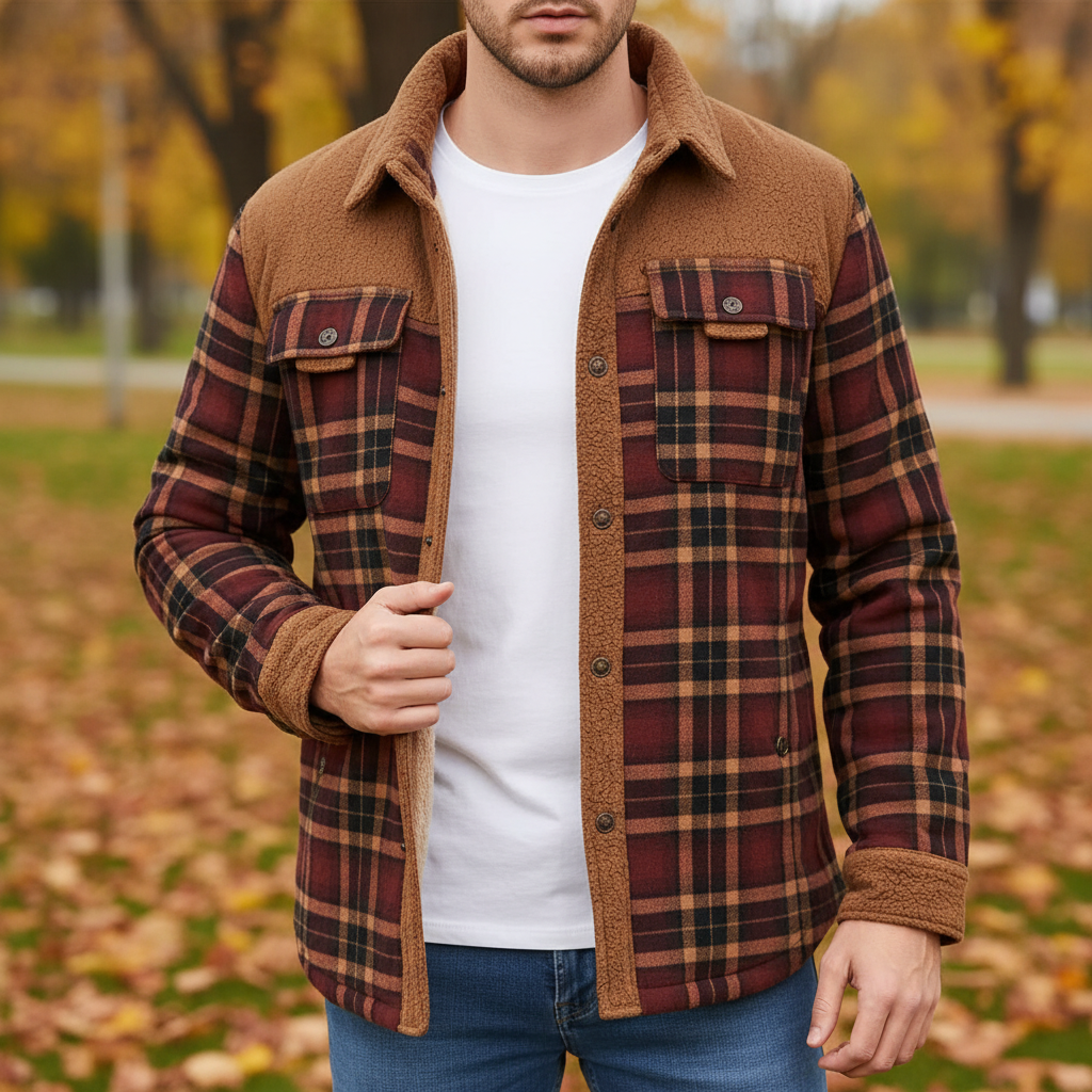 Quilted Plush Winter Coat - Pexav