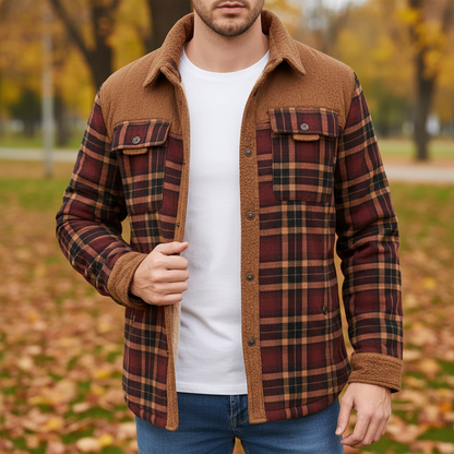 Quilted Plush Winter Coat - Pexav