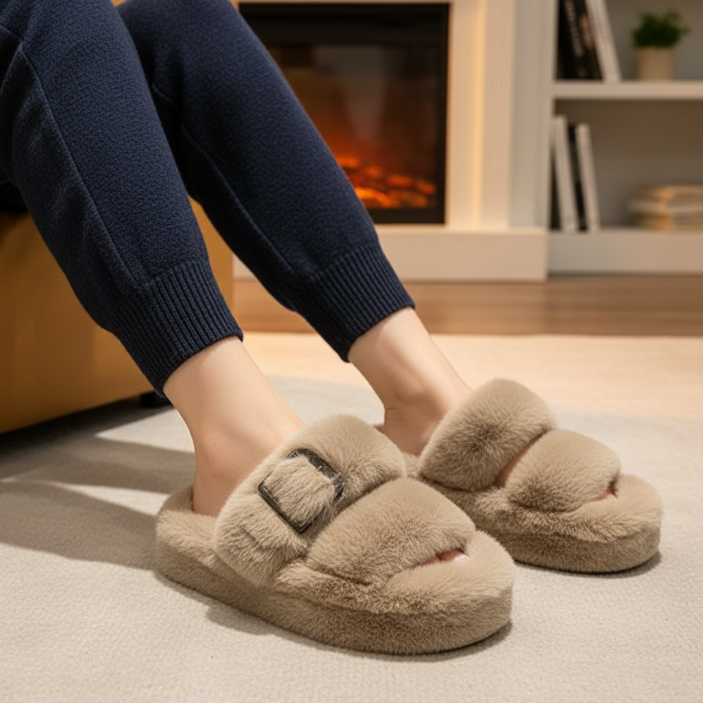 Soft Cozy Fleece Slippers - Pexav