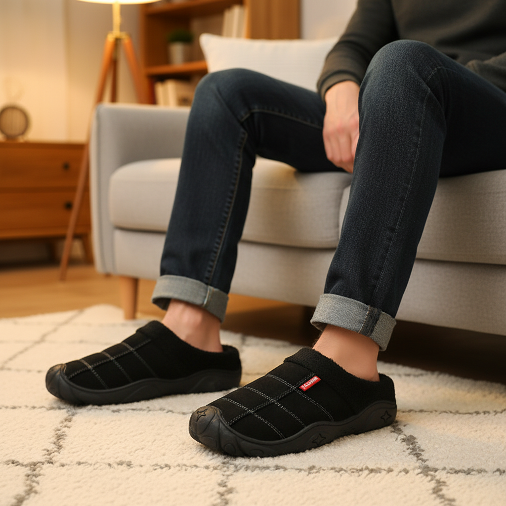 Warm Fuzzy Home Slippers - Pexav