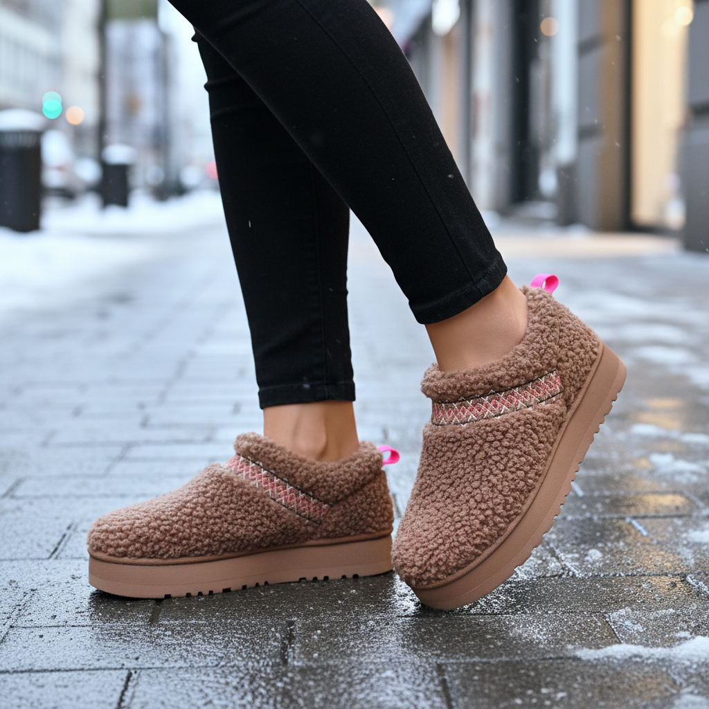 Cozy Fleece Slippers - Warmella - Pexav