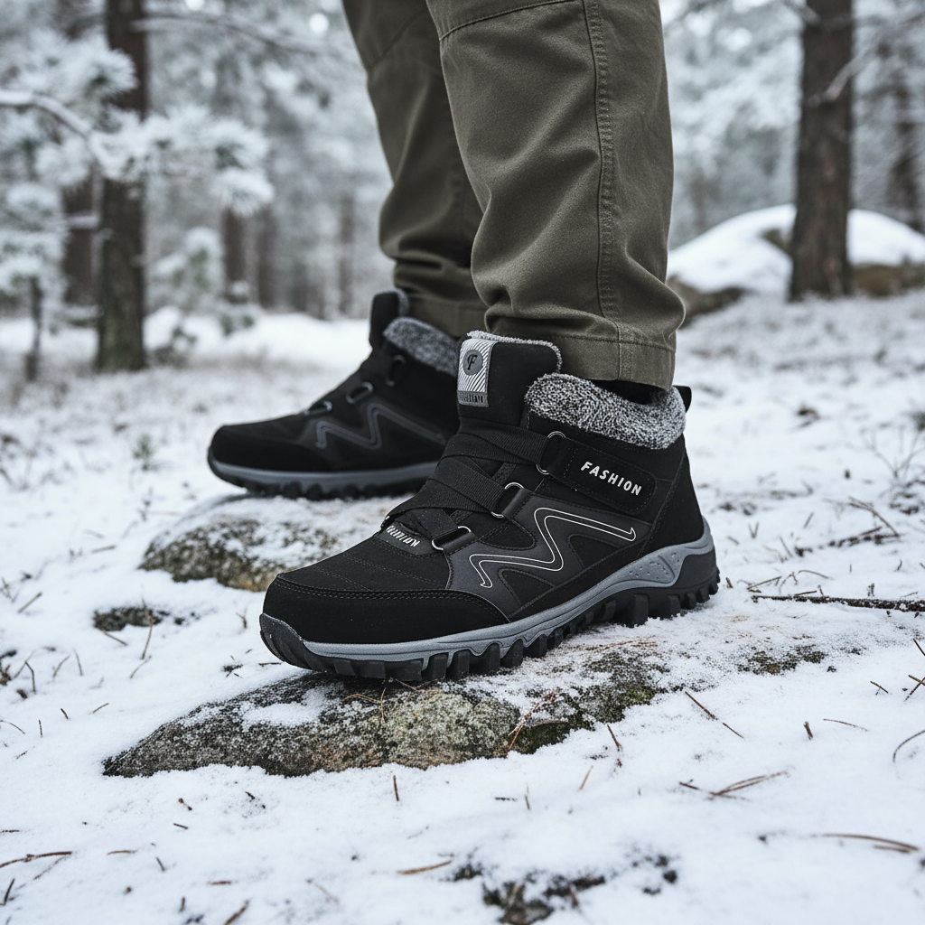 Warm Waterproof Hiking Shoes - Pexav