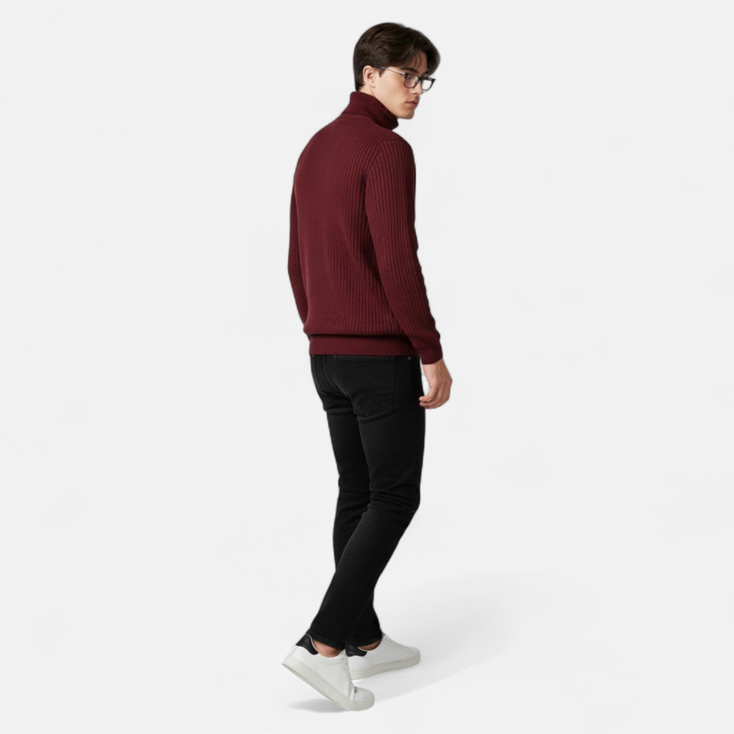 Men's Cozy Crew Neck Winter Sweater