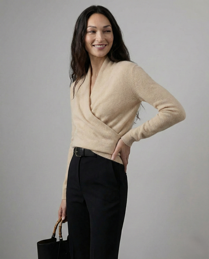 Cozy Wool V-Neck Sweater