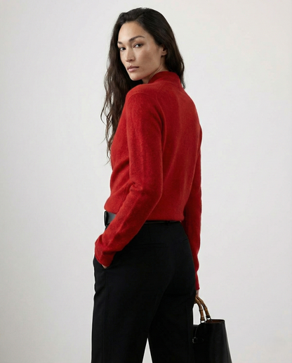Cozy Wool V-Neck Sweater