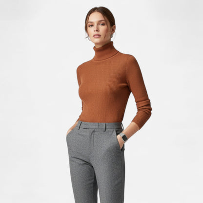 Feminine Crew Neck Knit Sweater