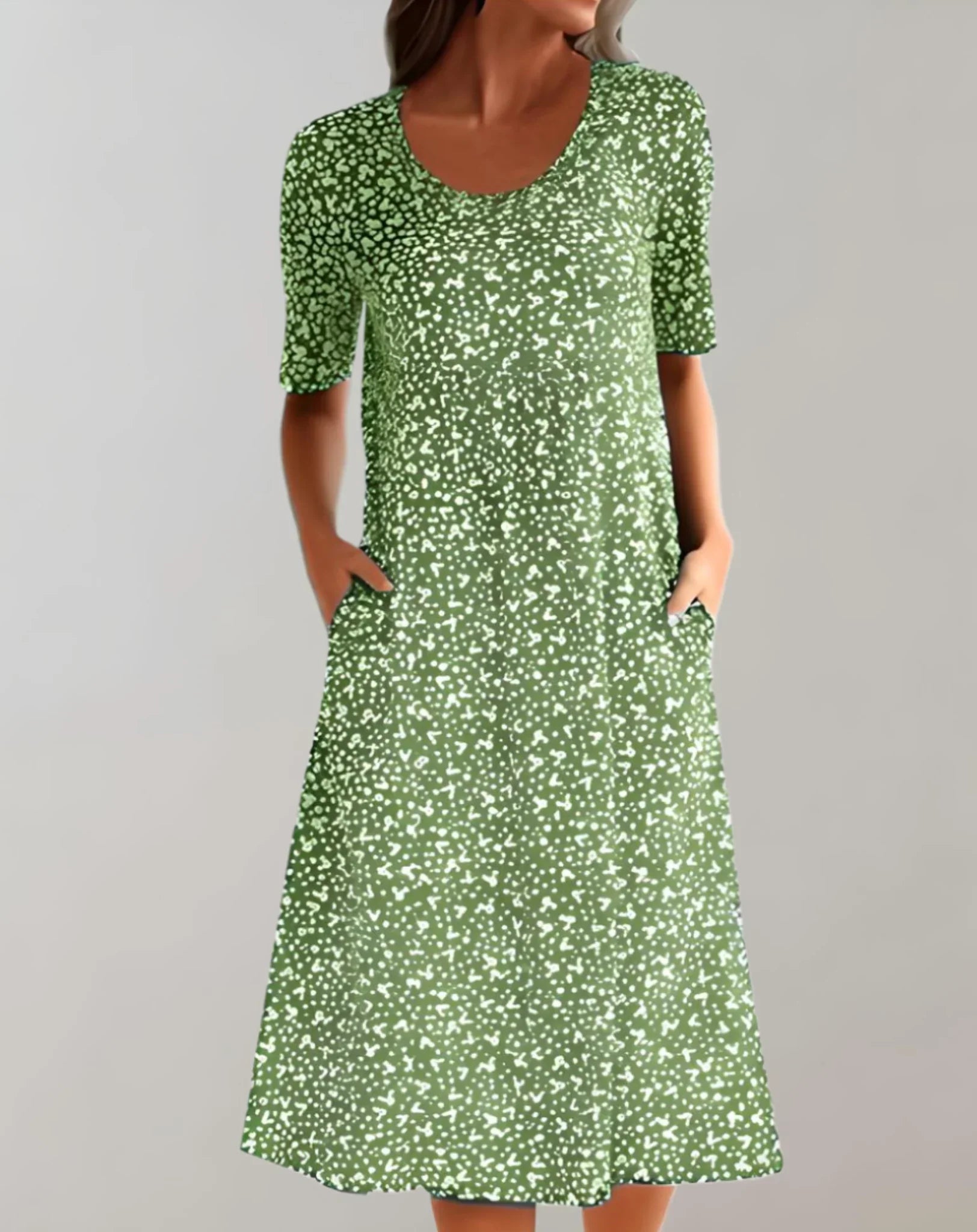 Comfortable Relaxed Fit Summer Dress - Olytrend
