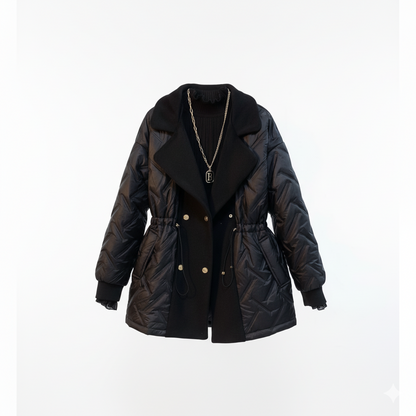 Warm Padded Double Breasted Coat