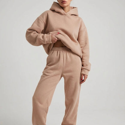 Comfortable Loose Fit Cotton Jogger Set