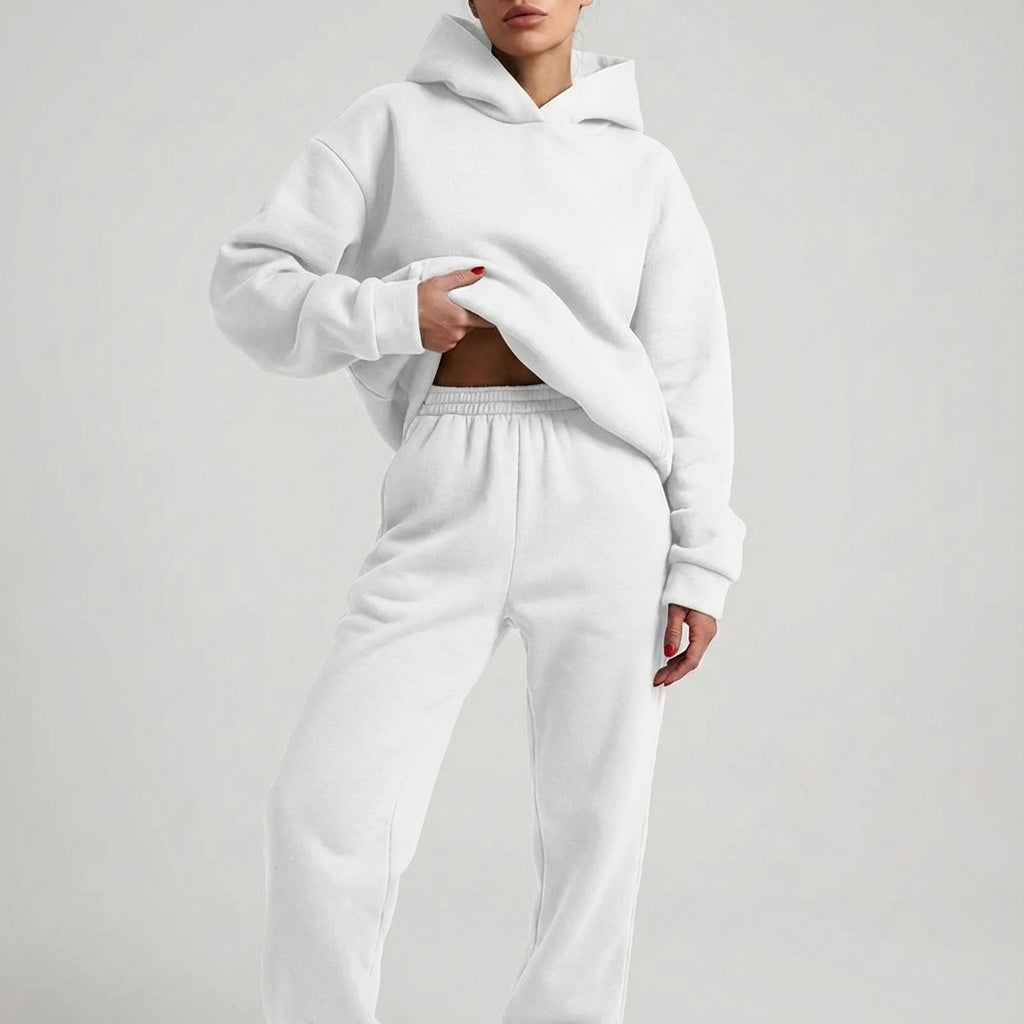 Comfortable Loose Fit Cotton Jogger Set