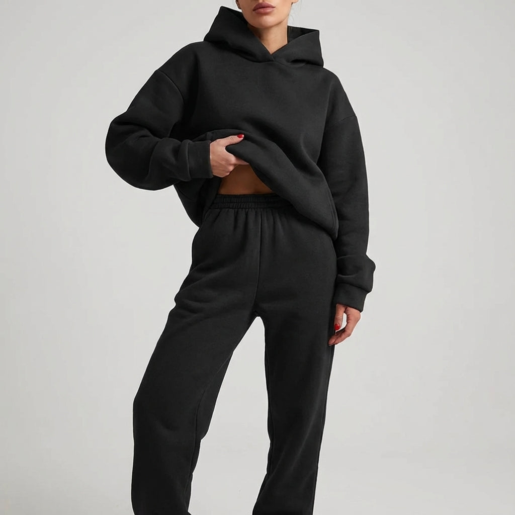 Comfortable Loose Fit Cotton Jogger Set - Nocini