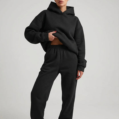 Comfortable Loose Fit Cotton Jogger Set - Nocini