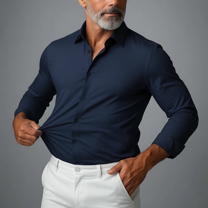 Slim Fit Casual Button Down Mens Shirt - Nocini