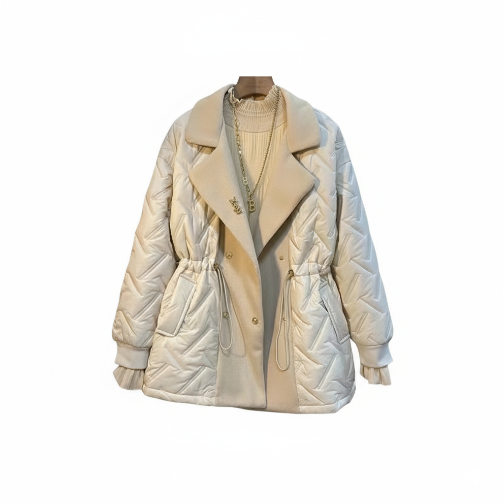 Warm Padded Double Breasted Coat