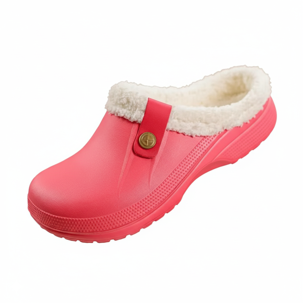Cozy Women's Snow Clogs - Soft Fleece Lining