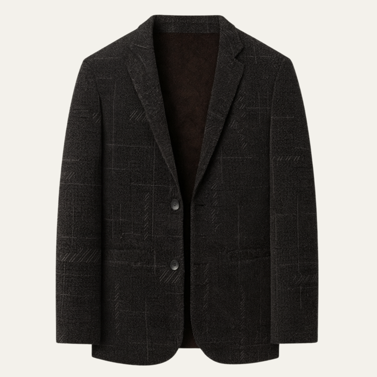 Stylish Men's Fit Checked Office Blazer Jacket - Nocini