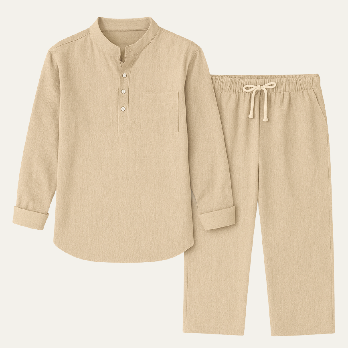 Comfortable Men's Summer Shirt & Pants Set - Nocini