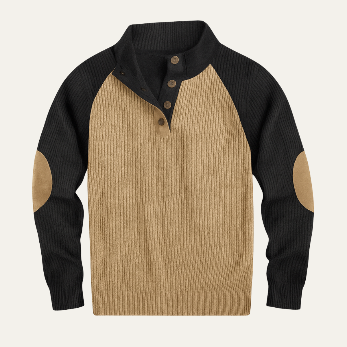 Men's Fashionable Corduroy Button Sweater - Nocini