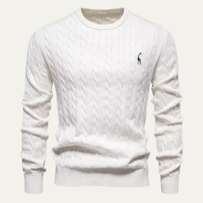 Traditional Mens Knit Crew Neck Sweater