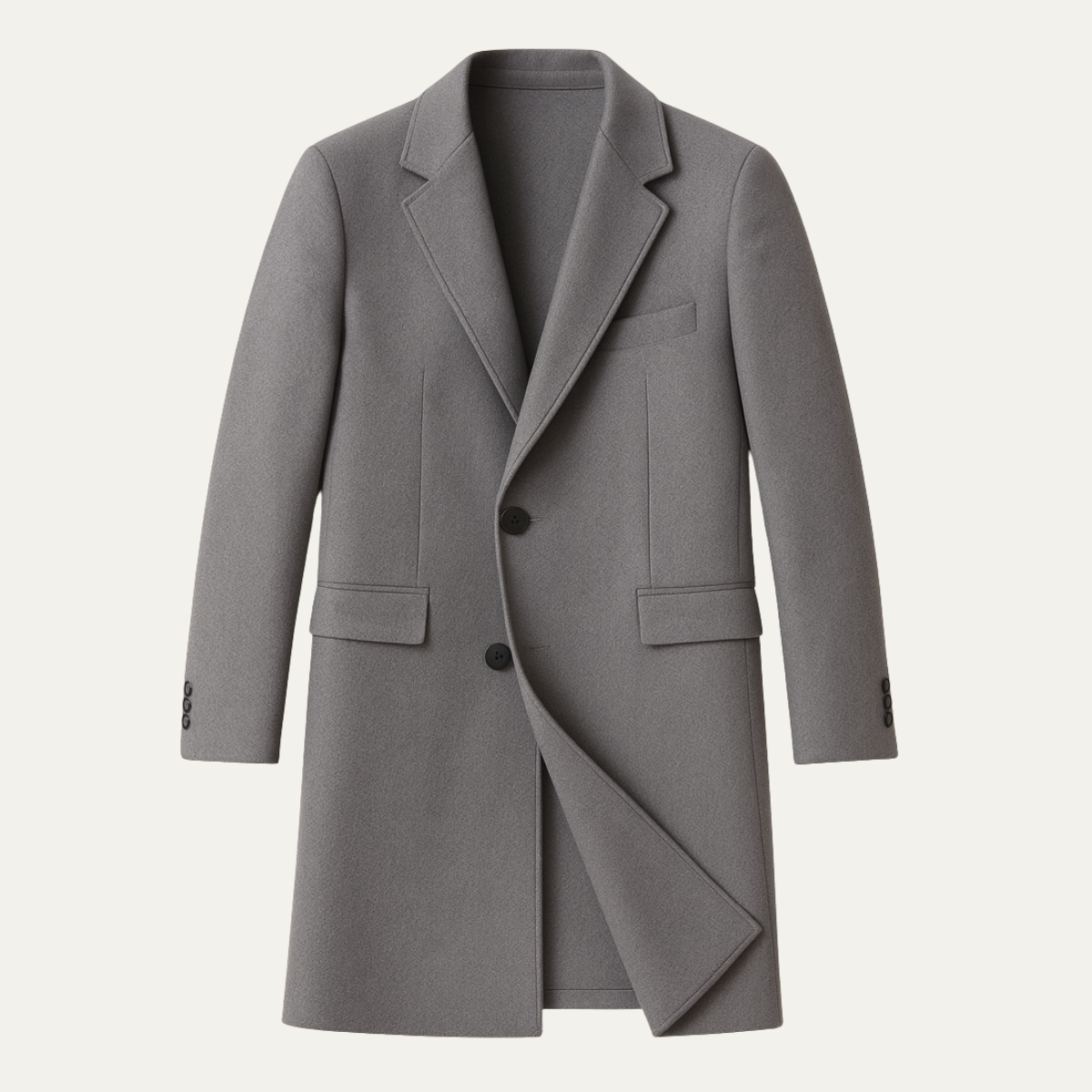 Warm Thick Woolen Mens Winter Overcoat - Nocini