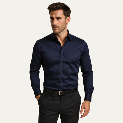 Timeless Mens Formal Button Down Dress Shirt