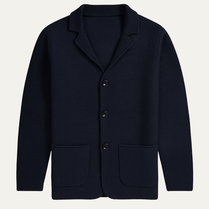 Cozy Men's Knit Button Front Cardigan Sweater - Nocini