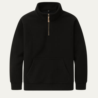 Cozy Men's Fleece Half Zip Pullover Jacket - Nocini