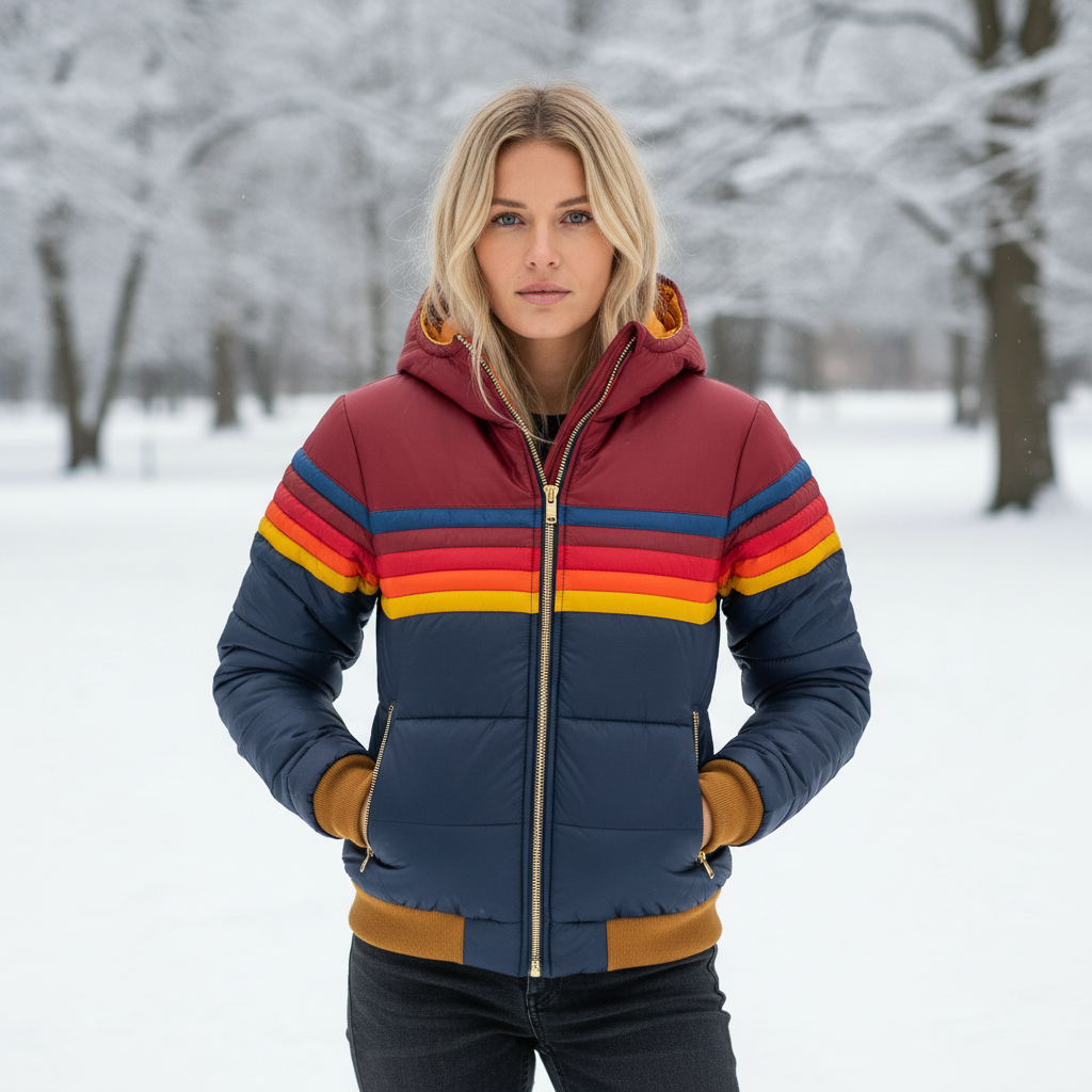 Women's Padded Quilted Coat - Pexav
