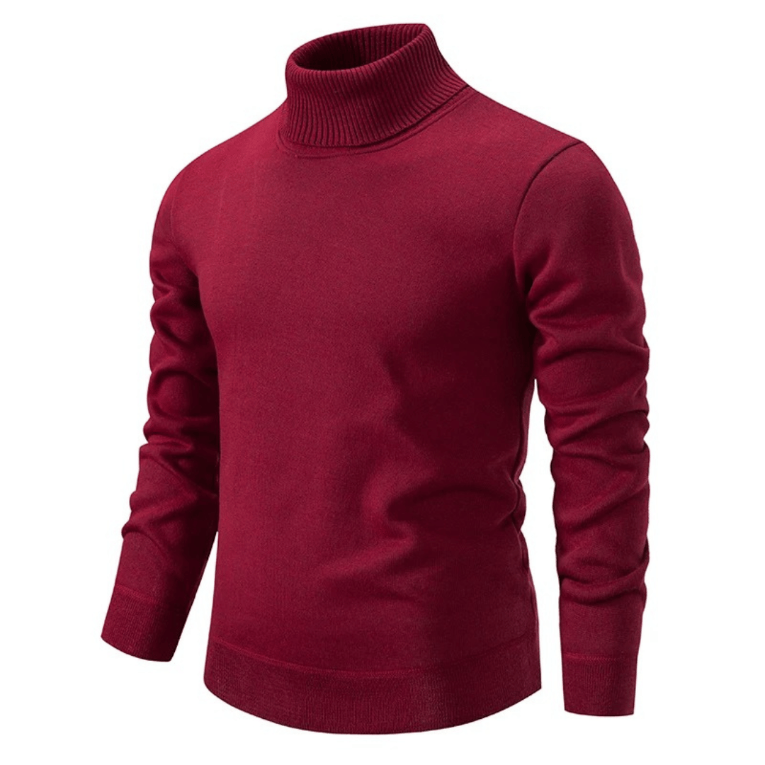 Traditional Men's Ribbed Crew Neck Sweater