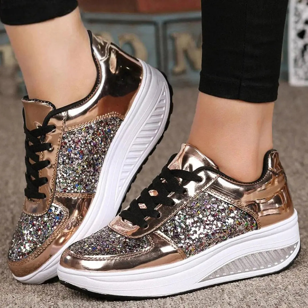 Comfortable Women's Platform Sneakers - Soft Stylish Shoes - Nocini
