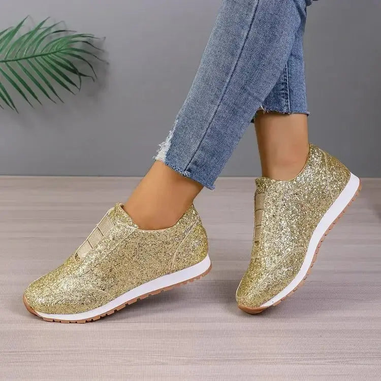 Shiny Women's Slip On Casual Shoes
