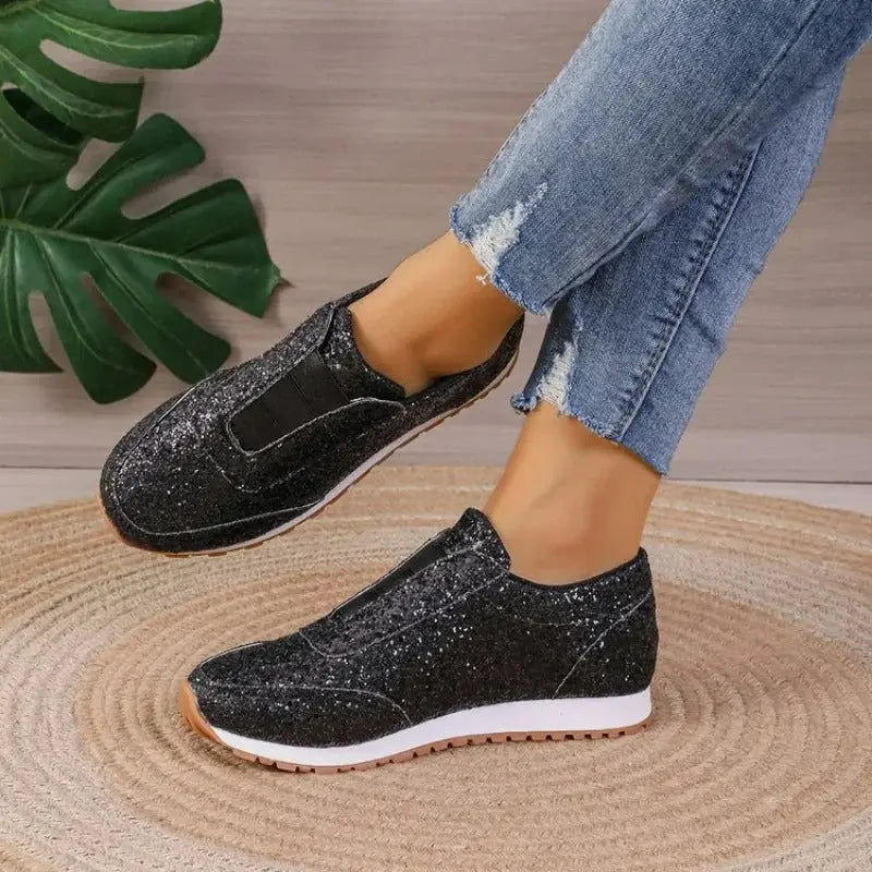 Shiny Women's Slip On Casual Shoes