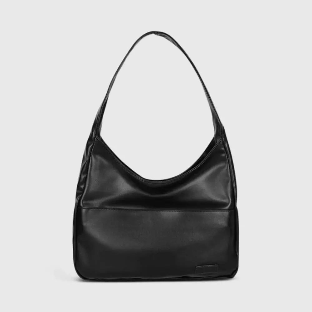 Elegant Faux Leather Tote Shoulder Bag