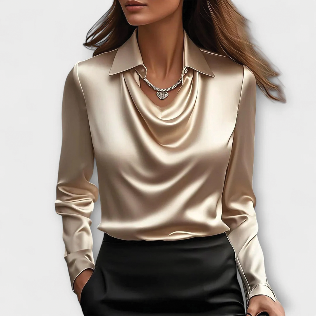 Luxury Silk Women's Blouse - Nocini