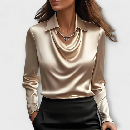 Luxury Silk Women's Blouse - Nocini