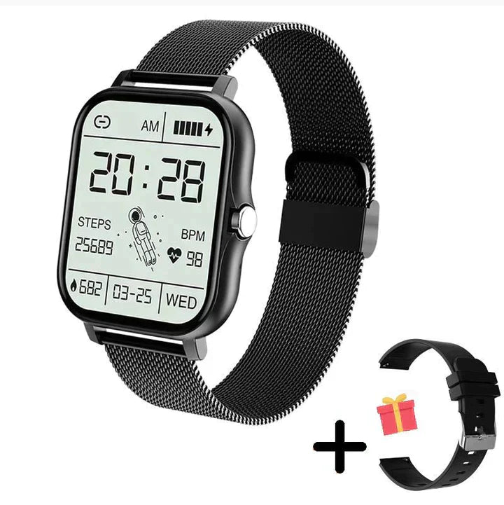 Waterproof Fitness Tracker with Bluetooth and Health Features