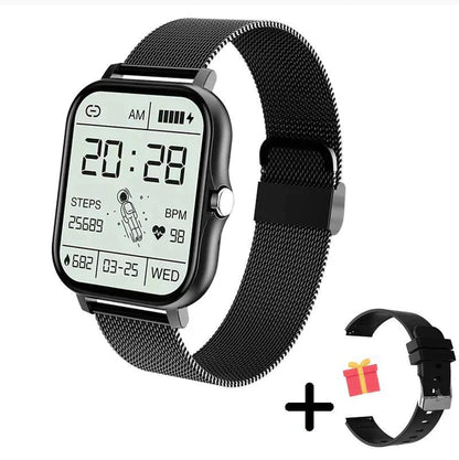 Waterproof Fitness Tracker with Bluetooth and Health Features