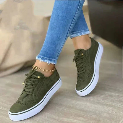 Trendy Women's Tie Up Shoes - Olytrend