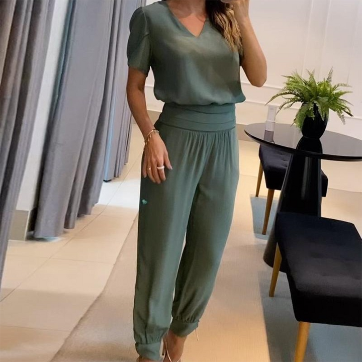 Fashionable Floral Women's Jumpsuit