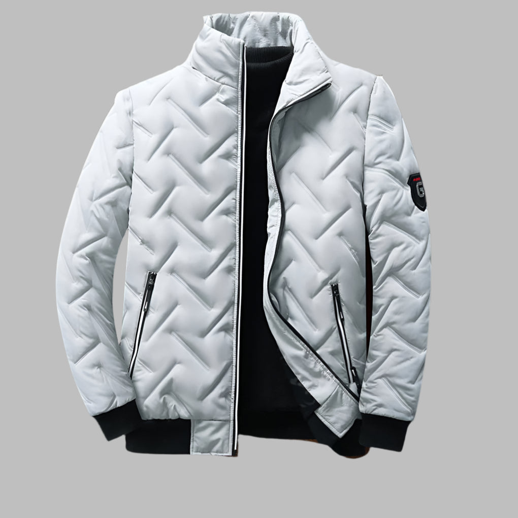 Waterproof Men's Zip Up Windbreaker Coat
