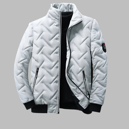 Waterproof Men's Zip Up Windbreaker Coat