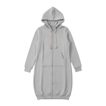 Comfy Oversized Zip Up Hoodie for Daily Wear