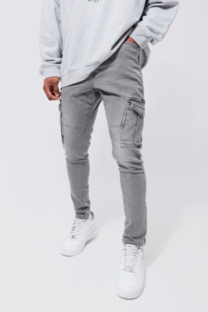 Comfortable Fit Mens Stretch Denim Jeans - Olytrend