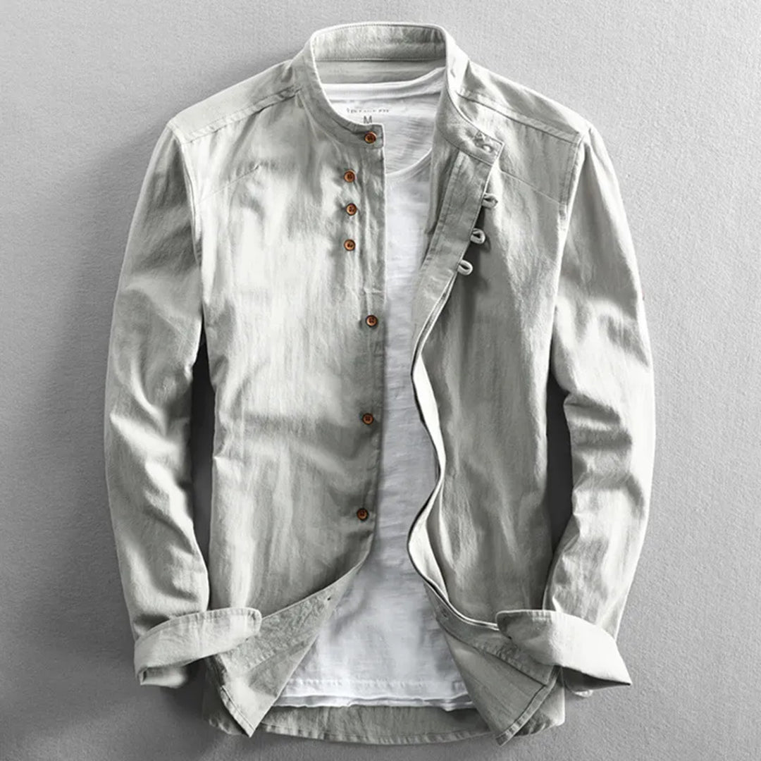 Men's Slim Fit Long Sleeve Casual Shirt