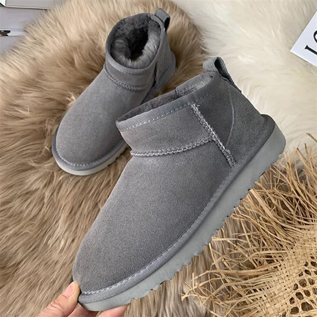 Warm Fleece Lined Ankle Boots
