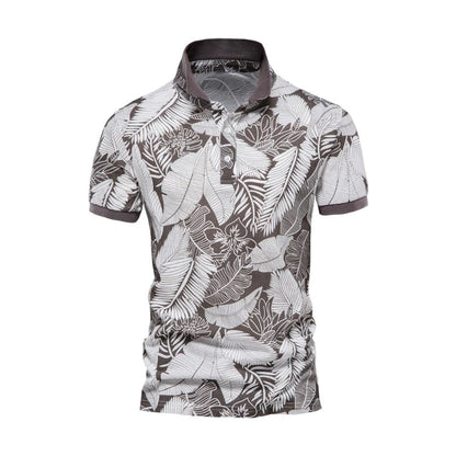 Men's Slim Fit Short Sleeve Casual Polo Shirt