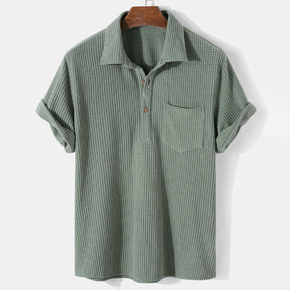 Classic Short Sleeve Polo Shirt with Pocket