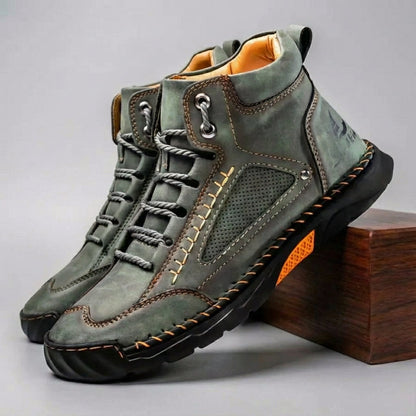 Durable Tan Ankle Boots for Men