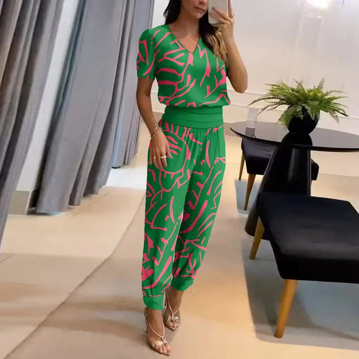Fashionable Floral Women's Jumpsuit